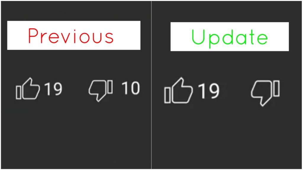 YouTube Dislike Button